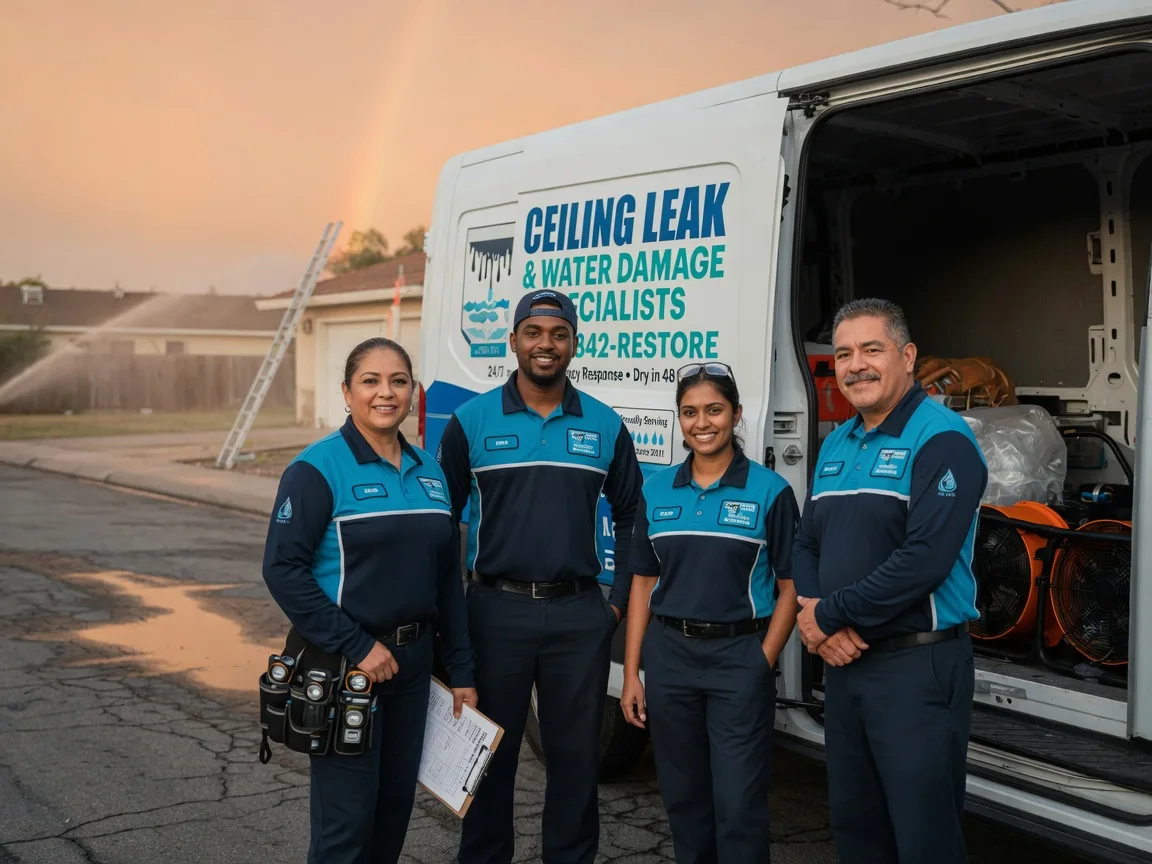 Ceiling Leak Cleanup company in Old Glory, TX