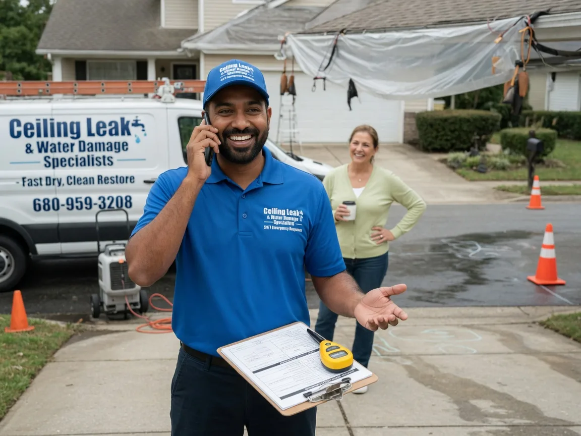 Ceiling Leak Cleanup Old Glory, TX FAQs